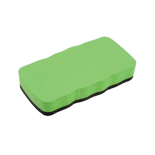 5 STAR ELITE DRYWIPE ERASER MAGNETIC LIME GREEN