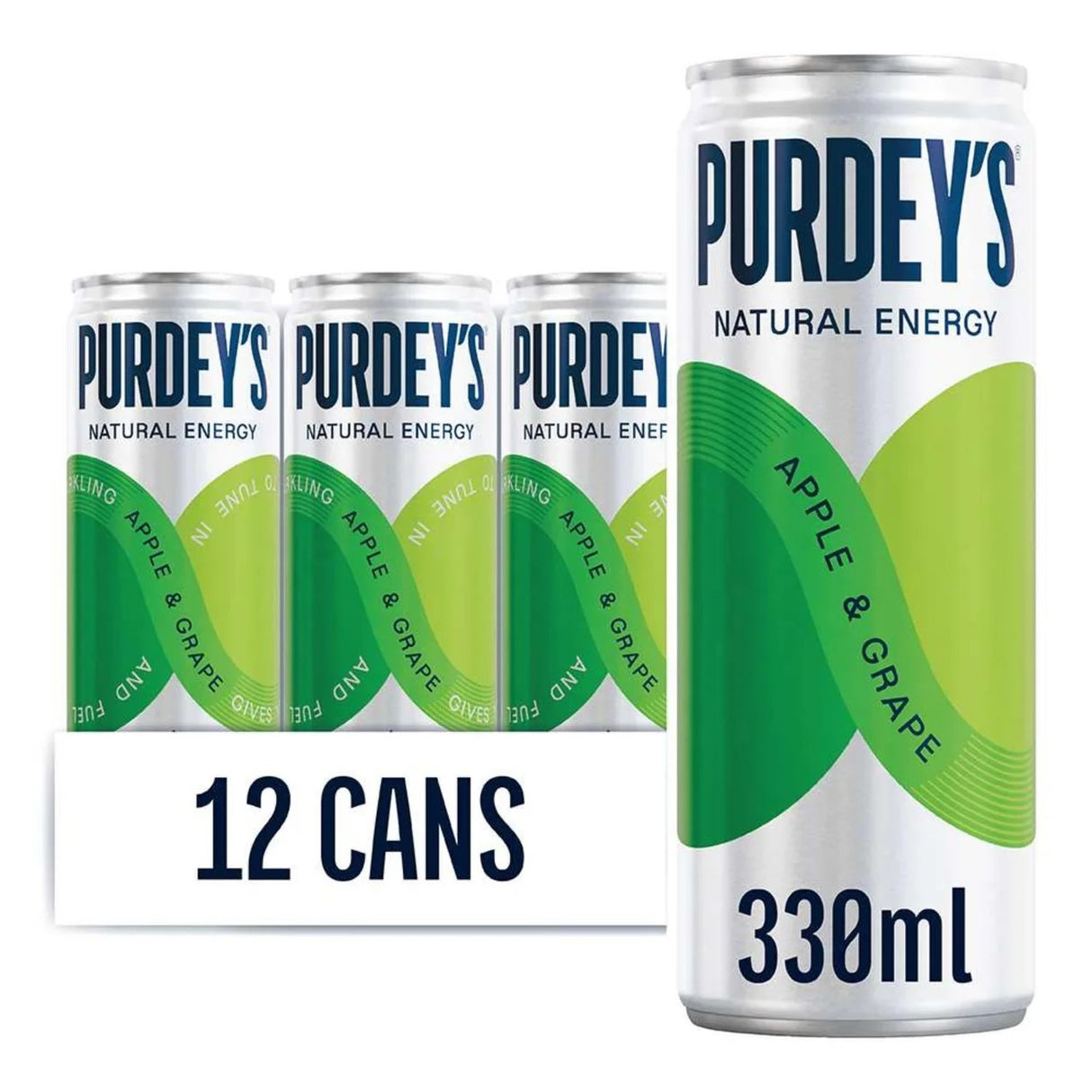 PURDEY'S APPLE & GRAPE (330ml) x 12