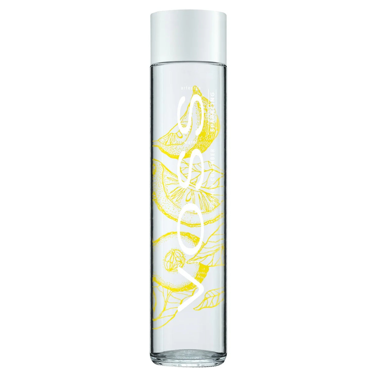 VOSS SPARKLING WATER LEMON CUCUMBER GLASS (375ml) x 12