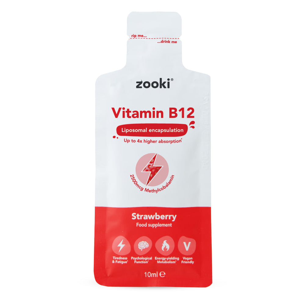 ZOOKI VITAMIN B12, STRAWBERRY (10ml) x 20
