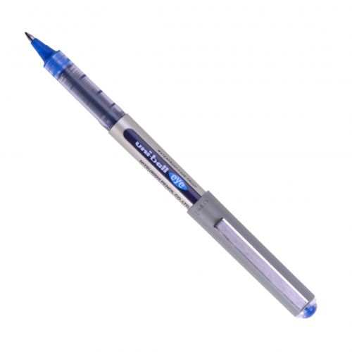 UNI-BALL UB-157 EYE FINE BLUE ROLLERBALL PENS (Pack of 12)