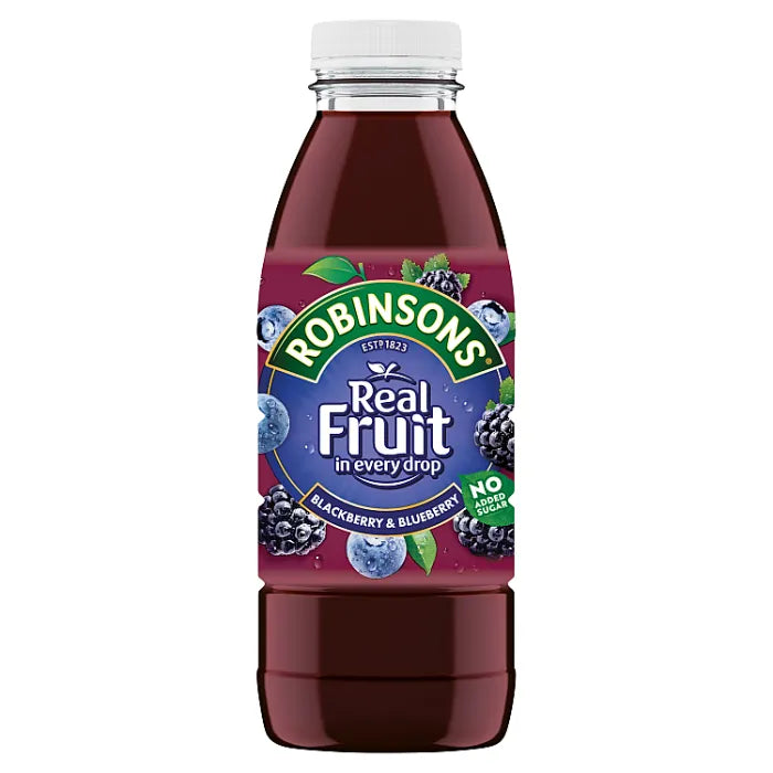 ROBINSONS RTD BLACKBERRY & BLUEBERRY JUICE (500ml) x 24