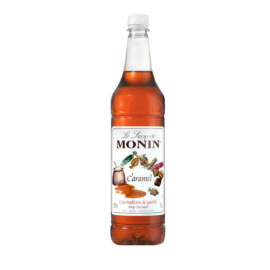 MONIN CARAMEL SYRUP PLASTIC BOTTLE (1 Litre)