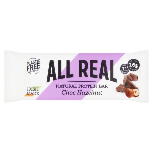 ALL REAL CHOC HAZELNUT PROTEIN BARS (50g) x 12