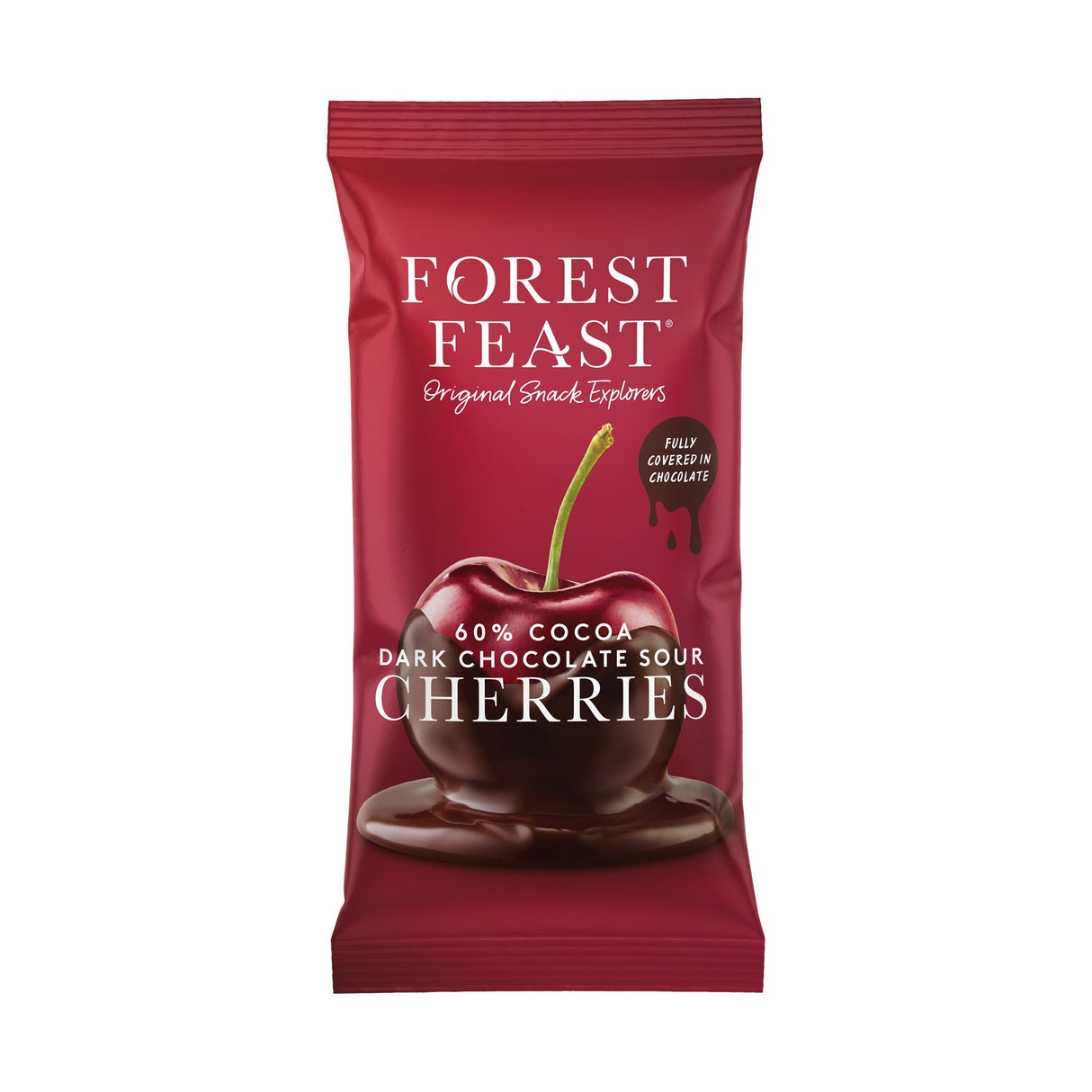 FOREST FEAST BELGIAN DARK CHOCOLATE SOUR CHERRIES (40g) x 12