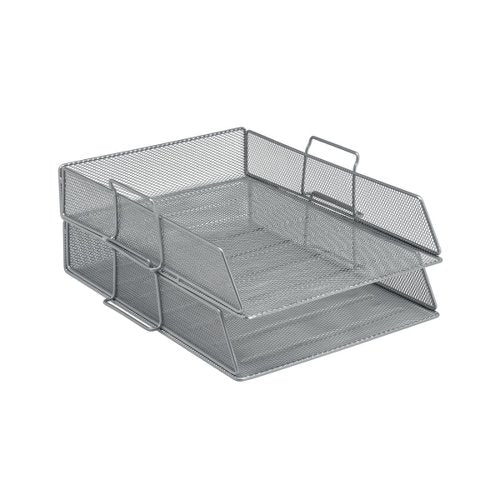 5 STAR OFFICE MESH LETTER TRAY SCRATCH RESISTANT STACKABLE F