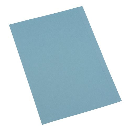 5 STAR OFFICE SQUARE CUT FOLDER RECYCLED 250GSM FOOLSCAP BLU