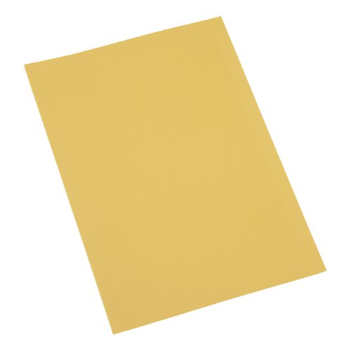 5 STAR OFFICE SQUARE CUT FOLDER RECYCLED 250GSM FOOLSCAP YEL