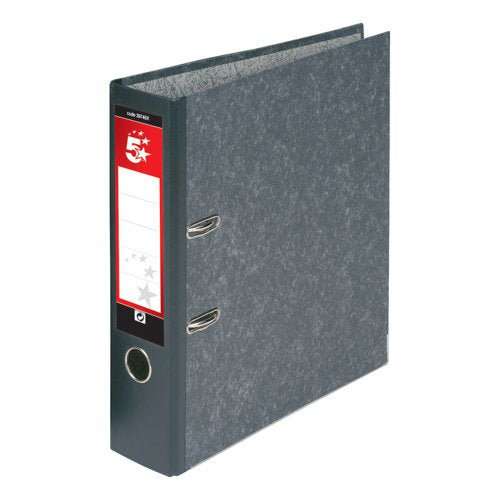 5 STAR OFFICE LEVER ARCH FILE FOOLSCAP CLOUD COVER (PACK OF