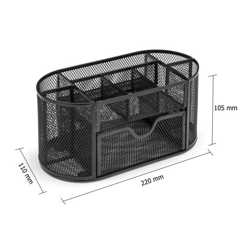 5 STAR OFFICE DESK ORGANISER MESH SCRATCH RESISTANT WITH NON