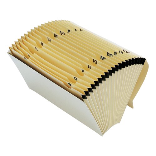 5 STAR OFFICE ECONOMY EXPANDING FILE 19 POCKETS A-Z FOOLSCAP