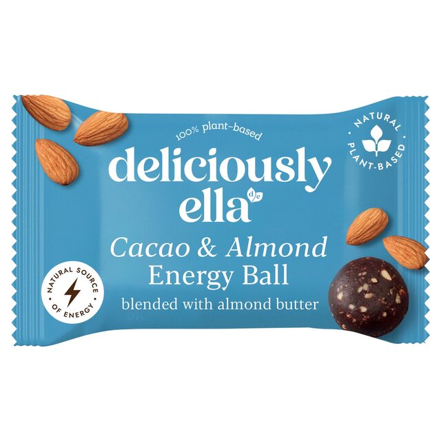 DELICIOUSLY ELLA CACAO & ALMOND ENERGY BALLS (40g) x 12