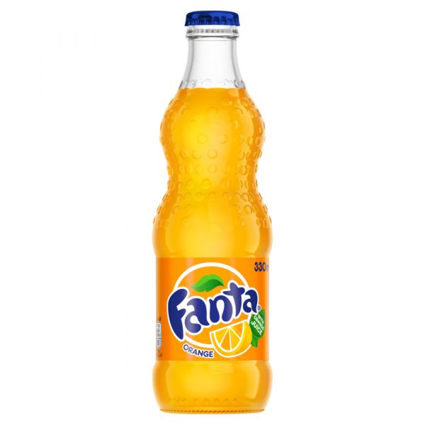 FANTA ORANGE GLASS BOTTLES (330ml) x 24