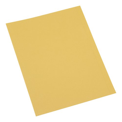 5 STAR OFFICE SQUARE CUT FOLDER RECYCLED 250GSM A4 YELLOW (P