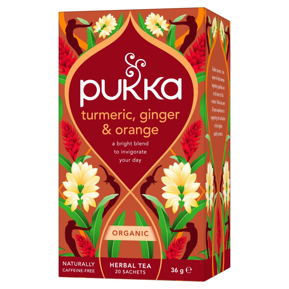 PUKKA TURMERIC GINGER & ORANGE TEA (20 bags)