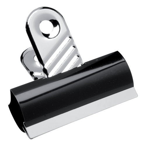 5 STAR OFFICE GRIP CLIPS METAL WIDTH 70MM BLACK (PACK OF 10)