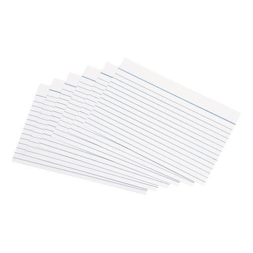 5 STAR OFFICE RECORD CARDS RULED BOTH SIDES 6X4IN 152X102MM