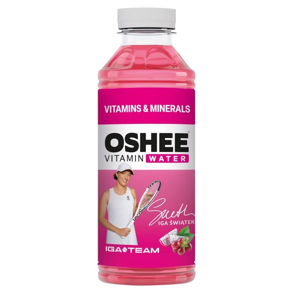 OSHEE RED GRAPE & DRAGON FRUIT VITAMIN WATER (555ml) x 6