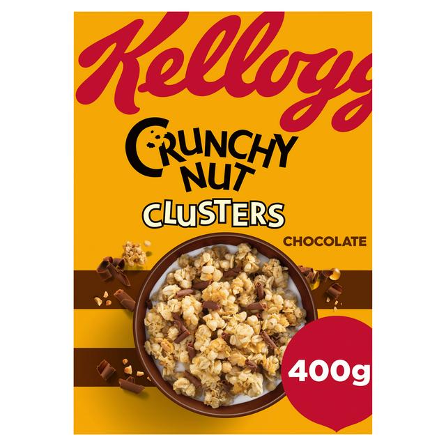 KELLOGG'S CHOCOLATE BREAKFAST CRUNCHY NUT CLUSTERS (400g)
