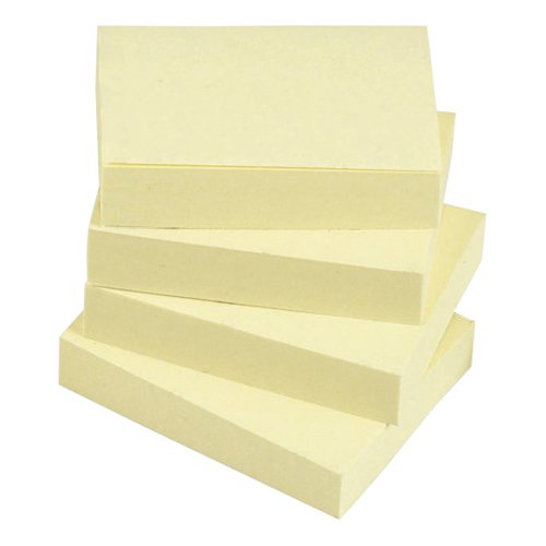 STICKY NOTES REPOSITIONABLE YELLOW 38X51MM (PACK OF 12) 5522