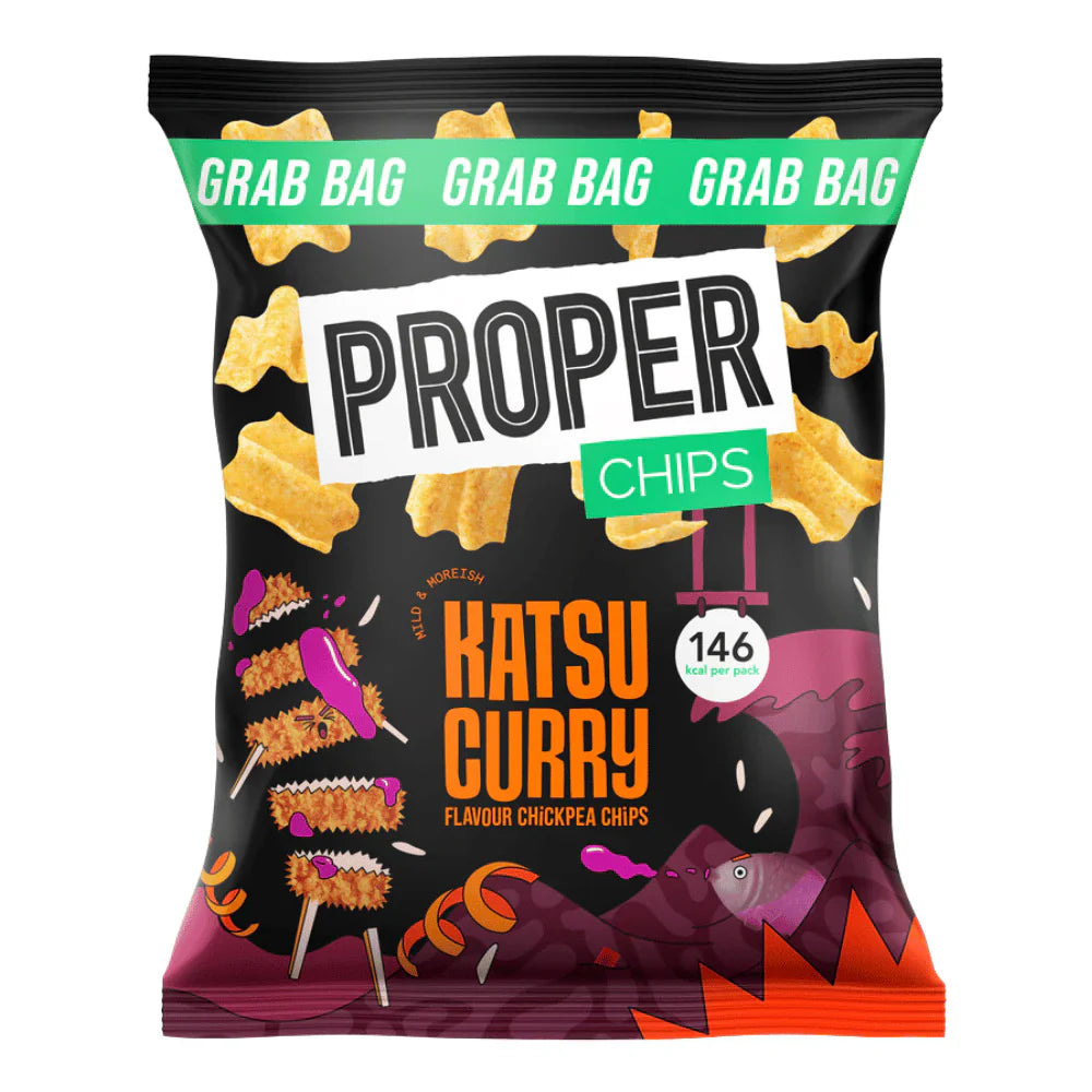 PROPERCHIPS KATSU CURRY CHICKPEA CHIPS (30g) x 30