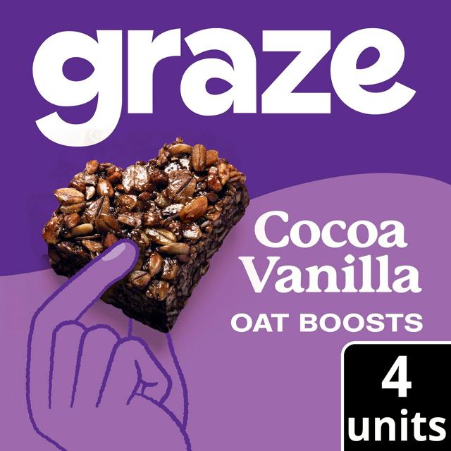 GRAZE COCOA VANILLA OAT BOOSTS (4 Pack)