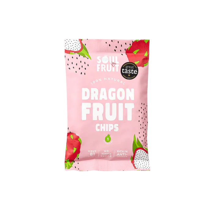 SOUL FRUIT DRAGON FRUIT CHIPS (20g) x 10