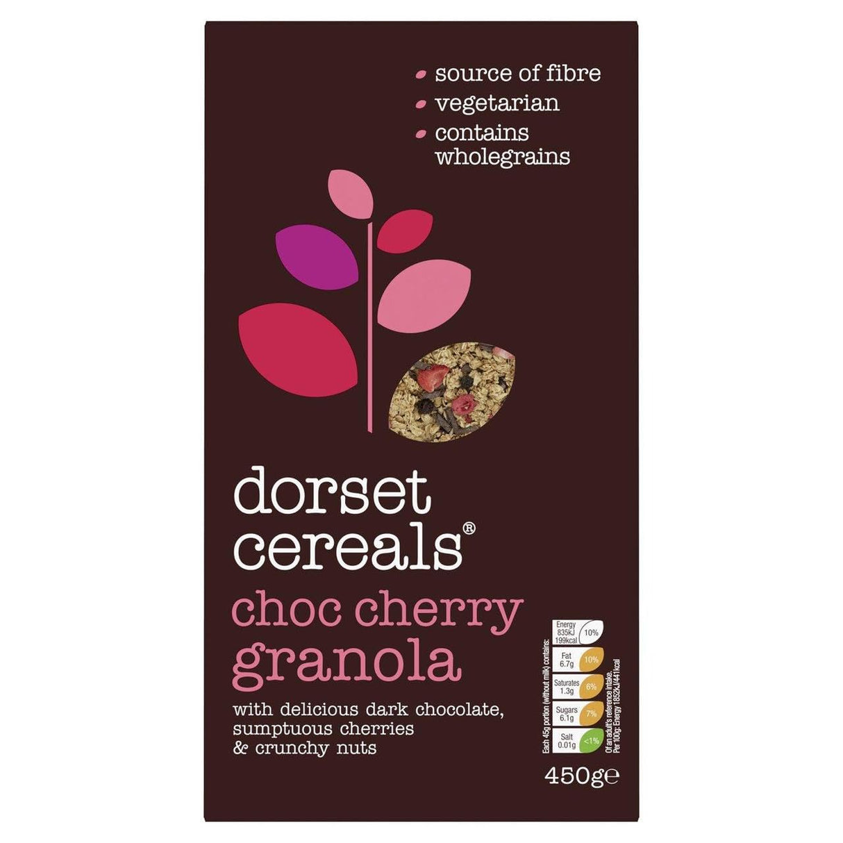 DORSET CEREALS CHOCOLATE & CHERRY GRANOLA (450g)