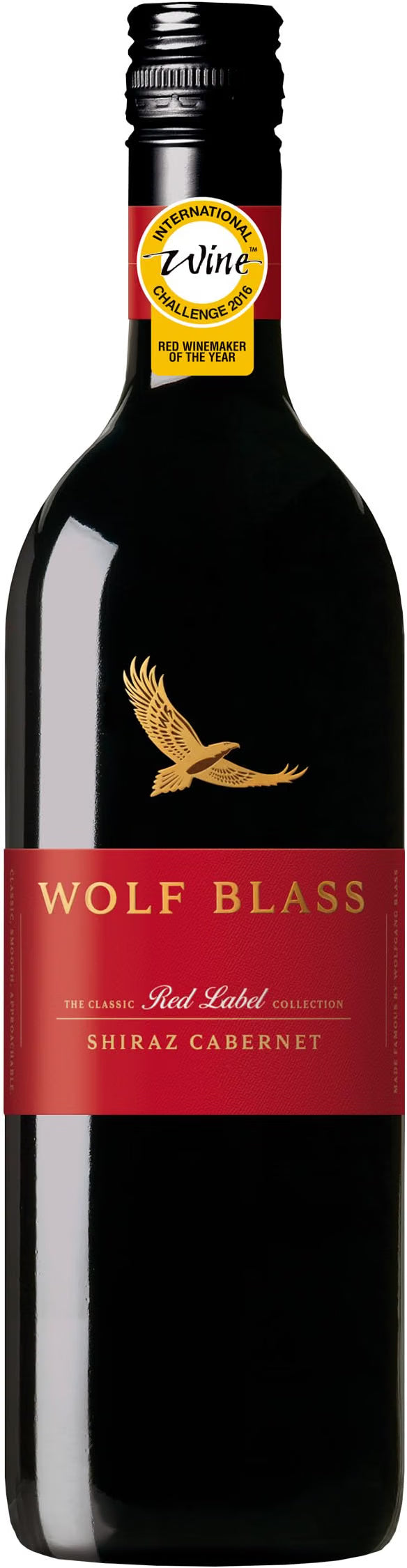 WOLF BLASS RED LABEL SHIRAZ CABERNET 6X75CL