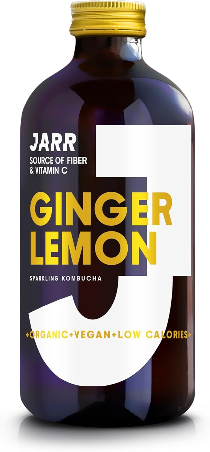 JARR KOMBUCHA GINGER LEMON FLAVOUR (330ml) x 12