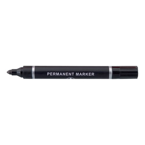 5 STAR VALUE PERMANENT MARKER BULLET TIP 2MM LINE BLACK (PAC
