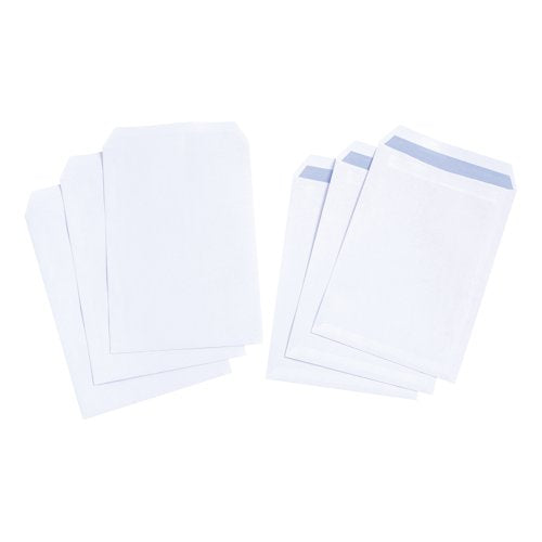 5 STAR VALUE ENVELOPE C4 POCKET SELF SEAL 90GSM WHITE (PACK