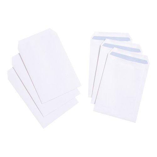 5 STAR VALUE ENVELOPE C5 POCKET SELF SEAL 90GSM WHITE (PACK