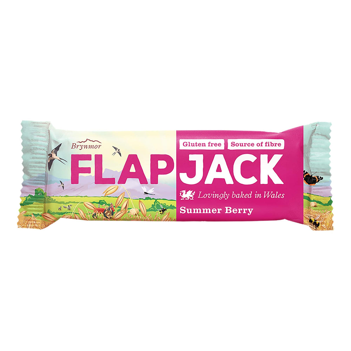 WHOLEBAKE SUMMER BERRY FLAPJACKS (80g) x 20