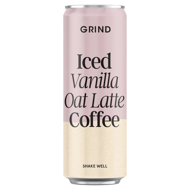 GRIND ICED OAT VANILLA LATTE CANS (250ml) x 8