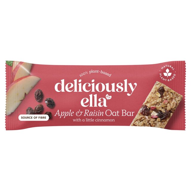 DELICIOUSLY ELLA APPLE, RAISIN & CINNAMON OAT BARS (50g) x 16