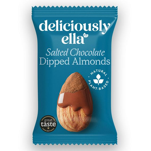 DELICIOUSLY ELLA SALTED CHOCOLATE DIPPED ALMONDS (27g) x 12