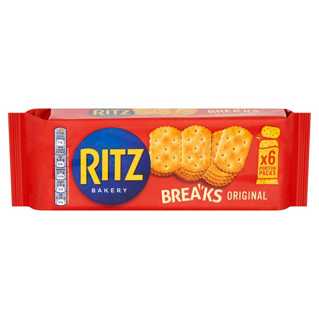 RITZ BREAKS ORIGINAL CRACKERS MULTIPACK (190g) x 6