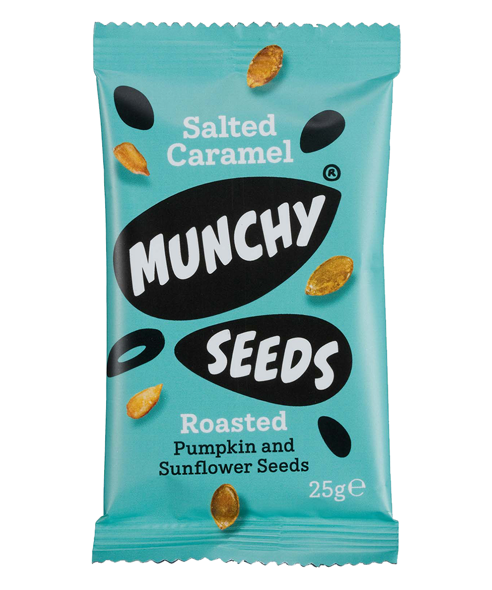 MUNCHY SEEDS SALTED CARAMEL (25g) x 12