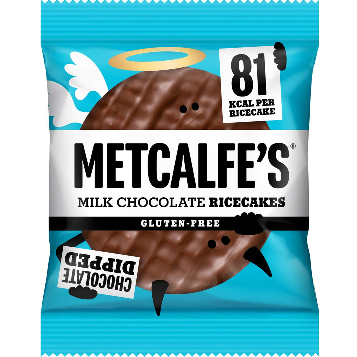 METCALFE'S MILK CHOCOLATE RICE CAKES (34g) x 12