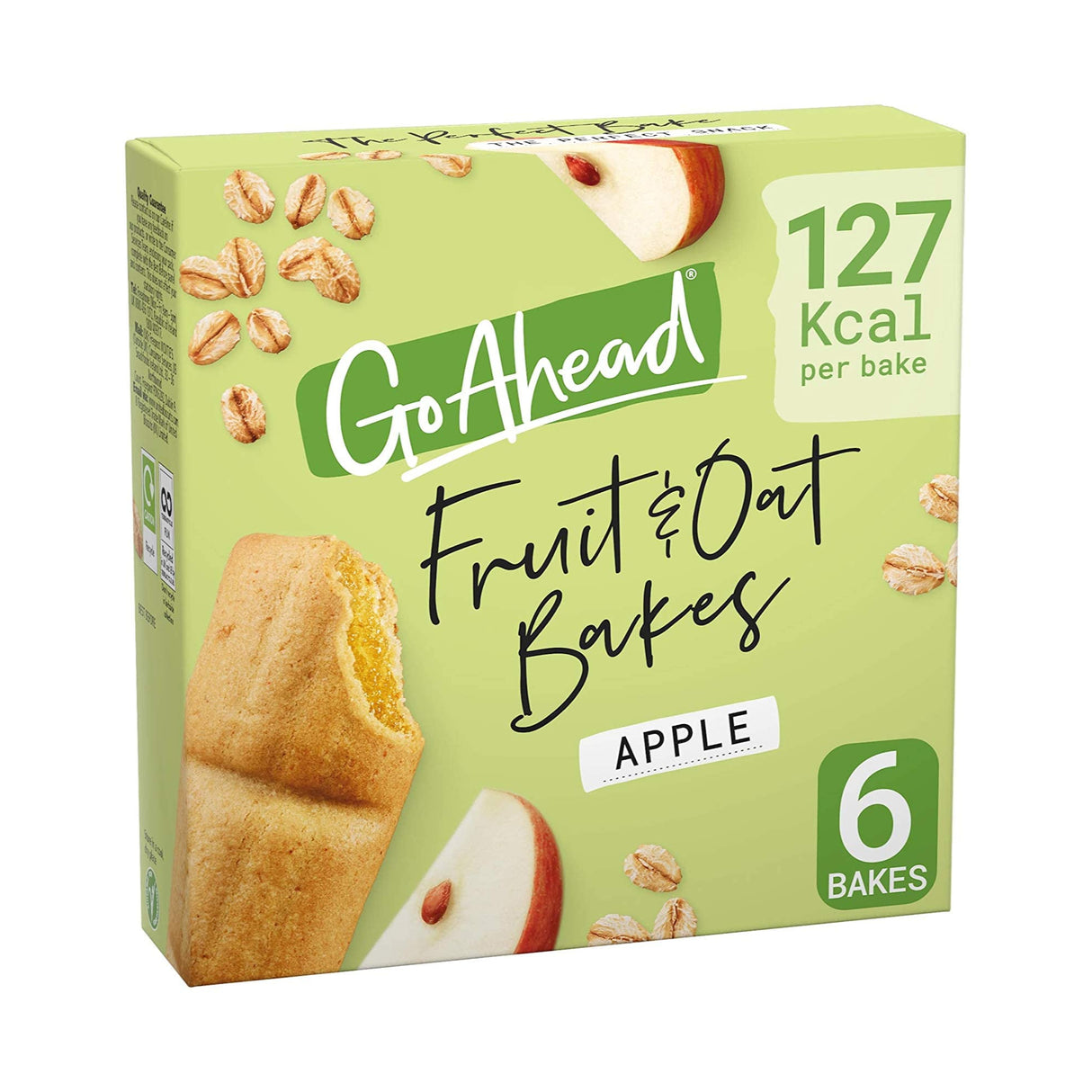 GO AHEAD FRUIT & OAT BAKES APPLE BISCUIT BARS (35g) x 6