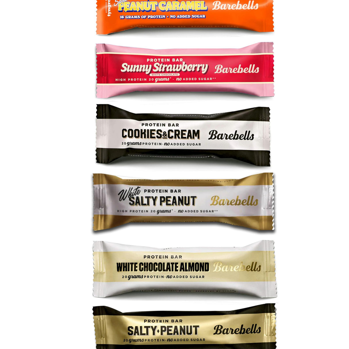 BAREBELLS LOW SUGAR MIXED SELECTION PROTEIN BARS (55g) x 12