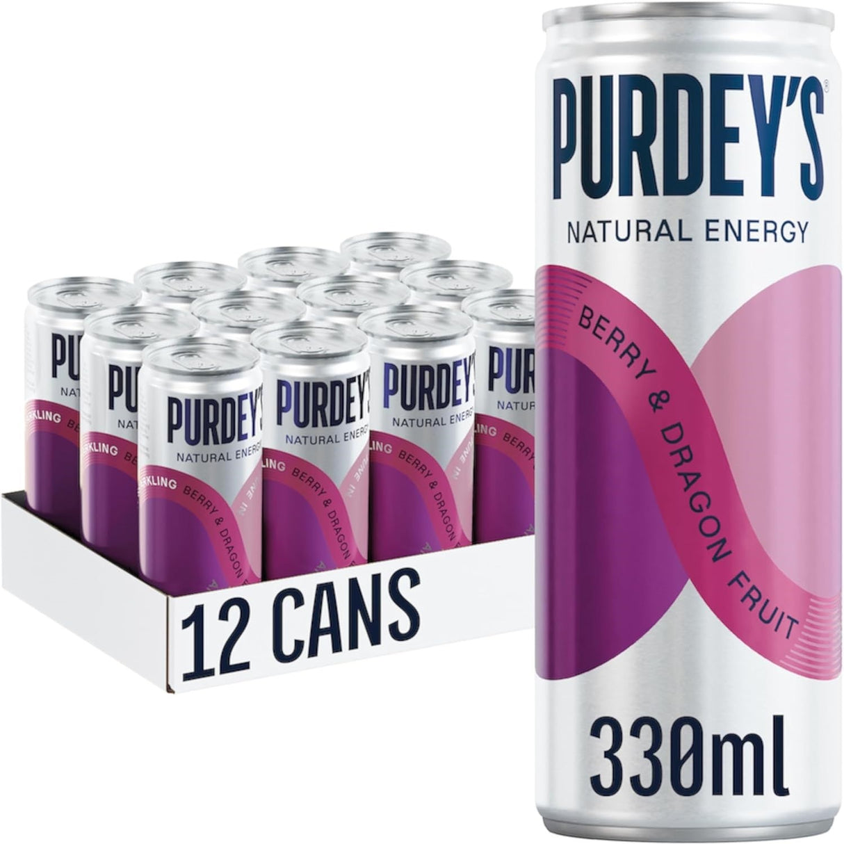 PURDEY'S BERRY & DRAGON FRUIT (330ml) x 12