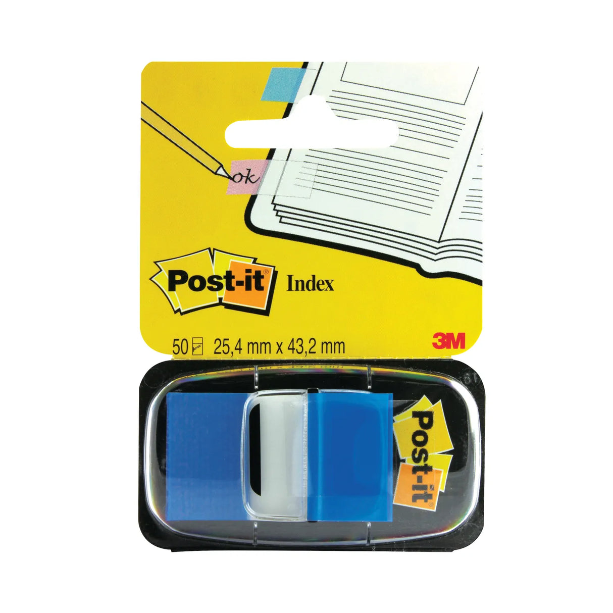 POST-IT BLUE INDEX TABS (25mm) x 600