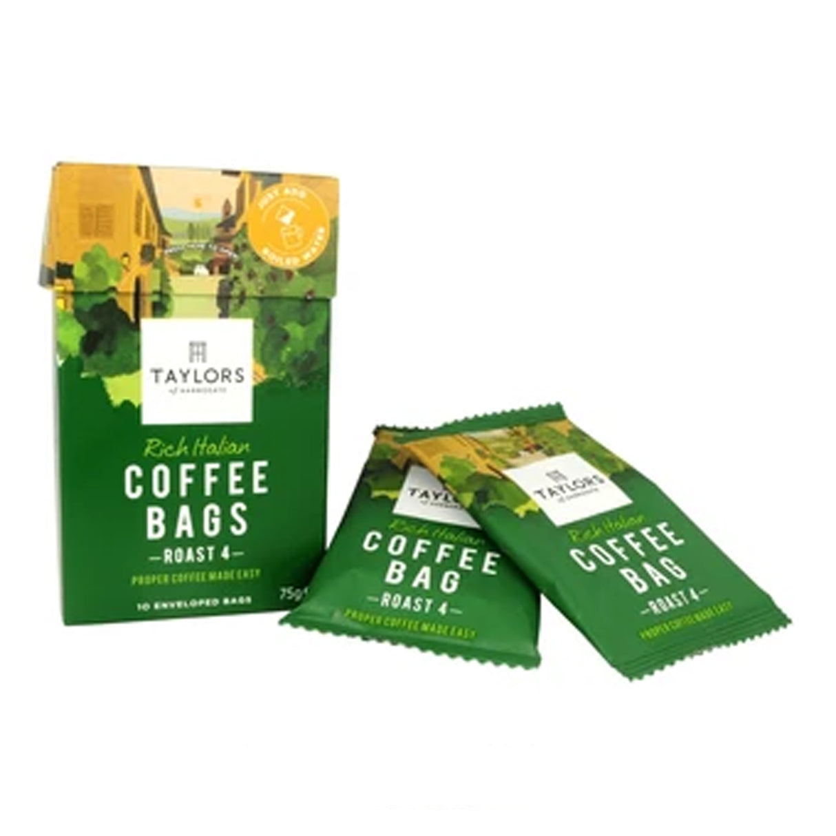TAYLORS OF HARROGATE RICH ITALIAN COFFEE (80 BAGS)