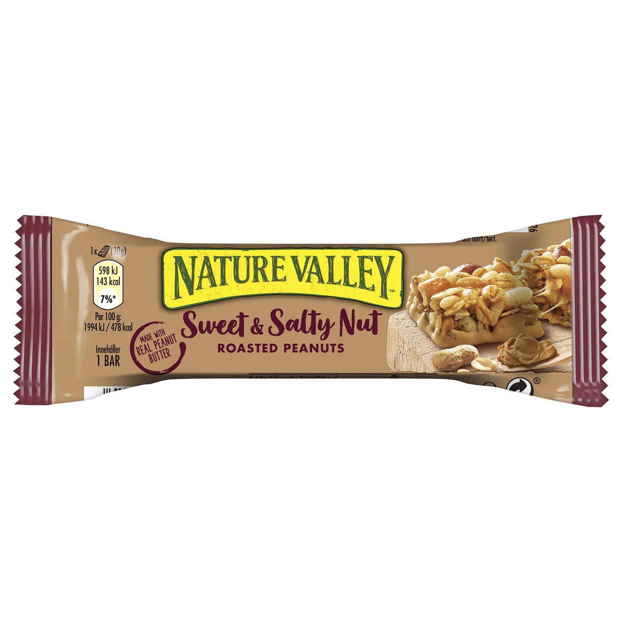 NATURE VALLEY SWEET & SALTY PEANUT BARS (30g) x 32
