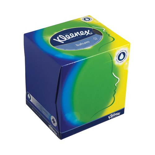 KLEENEX BALSAM FACIAL TISSUES CUBES (56 Tissues) x 12