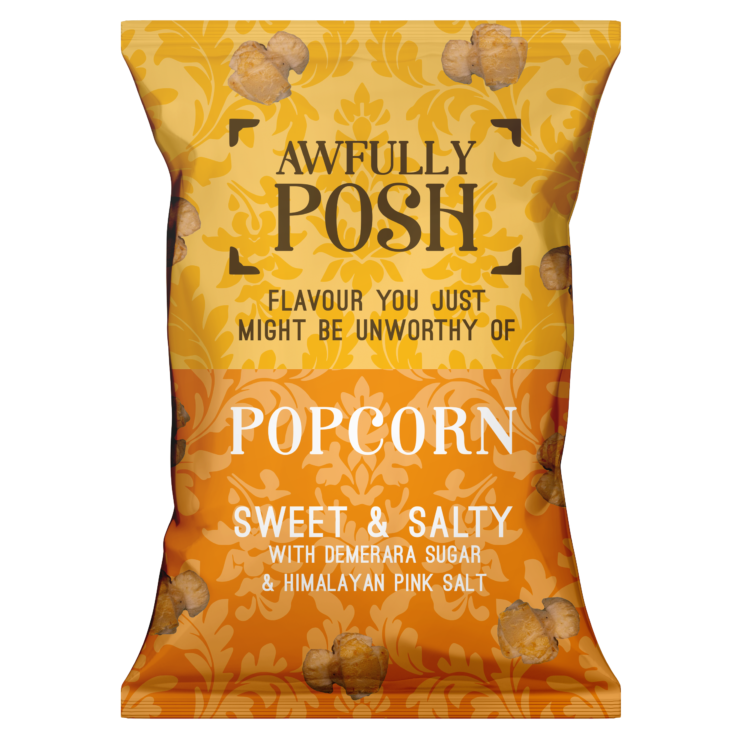 AWFULLY POSH SWEET & SALTY POPCORN (25g) x 18