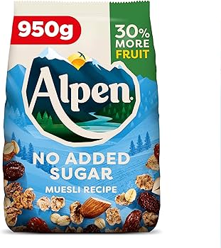 ALPEN NO ADDED SUGAR CEREAL (950g)