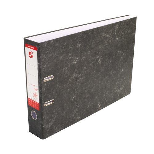 5 STAR OFFICE OBLONG LEVER ARCH FILE A3 CLOUD (PACK OF 2)